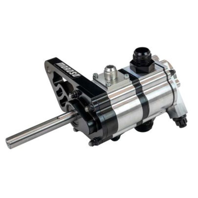 Moroso 2 Stage Scavenge Tri Lobe Driver Left Side Door Mount 1.50in PS Oil Pump w/Fuel Pump Drive
