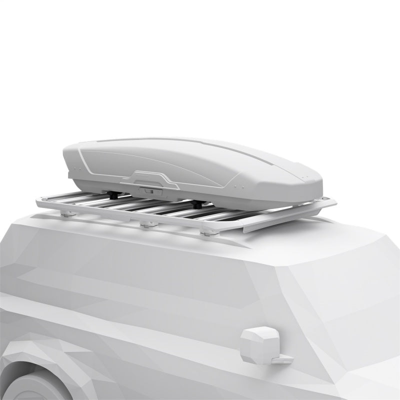 Thule Caprock Roof Platform Cargo Box Kit (Rails ONLY - Req. Caprock Platform) - Black-thumbmail-2
