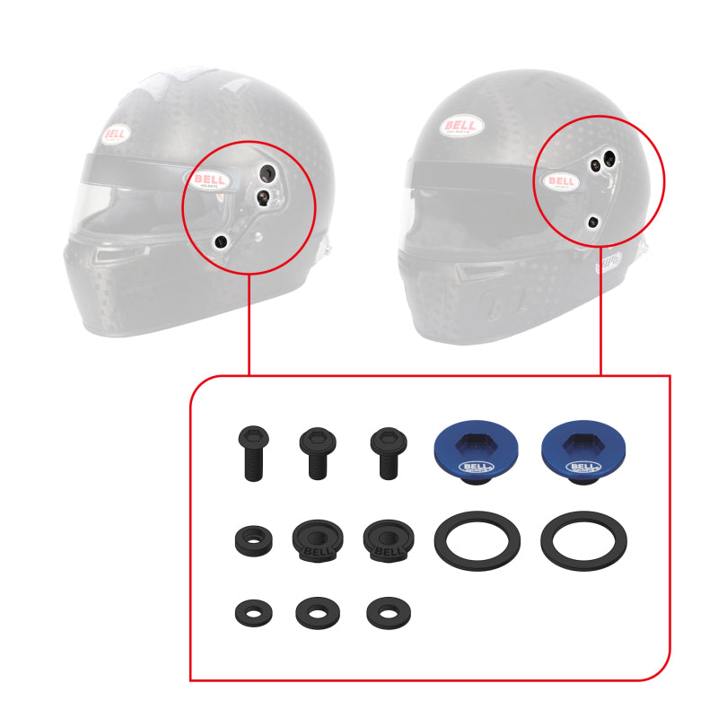 Bell SV (SE07/SE077/SE06) Pivot Kit - Red-thumbmail-7