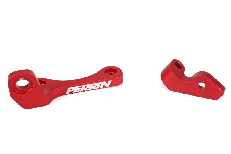 Perrin 2022+ Subaru WRX/19-23 Ascent/Legacy/Outback Top Mount Intercooler Bracket - Red-thumbmail-2