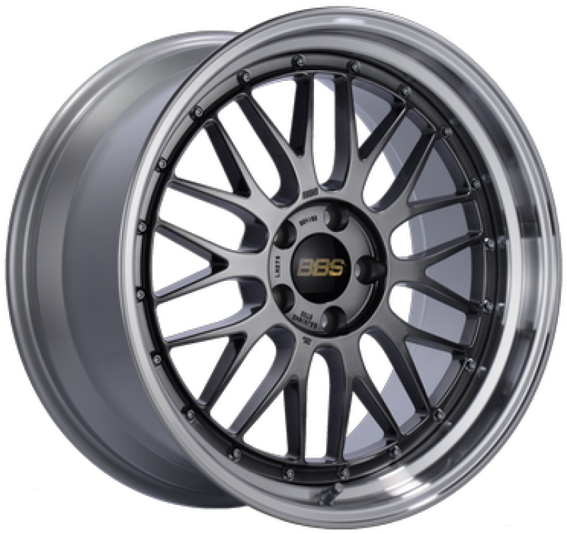 BBS LM 18x10 5x130 ET50 CB71.6 Diamond Black Center / Diamond Cut Lip Wheel-thumbmail-1