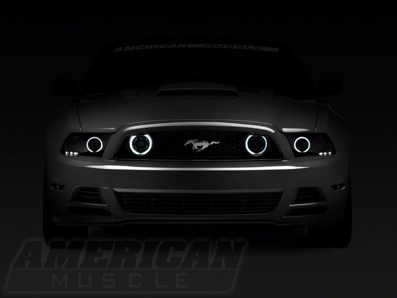 Raxiom 13-14 Ford Mustang GT CCFL Halo Fog Lights- Chrome-thumbmail-5