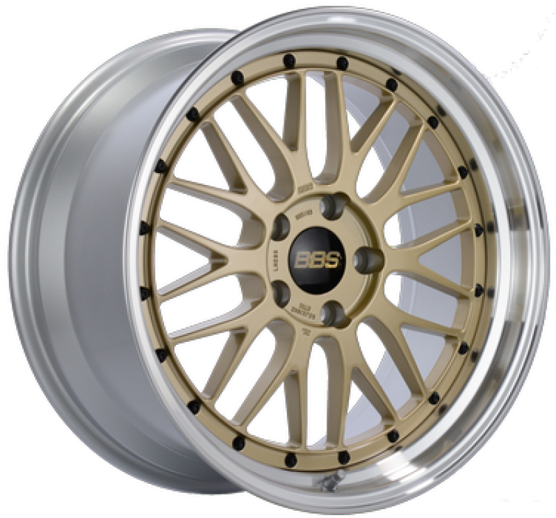 BBS LM 19x10 5x130 ET45 CB 71.6 Gold Center/Machined Lip Wheel-thumbmail-1