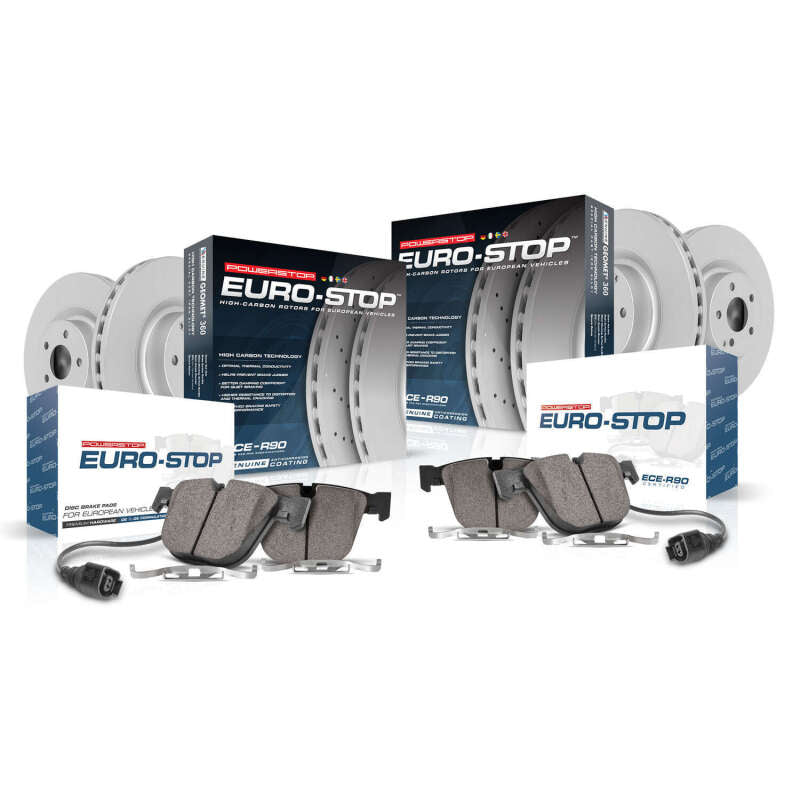 Power Stop 17-18 Volkswagen Golf Front & Rear Euro-Stop Brake Kit-thumbmail-2