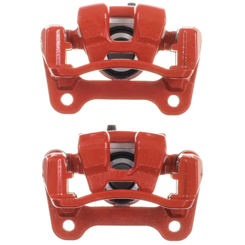 Power Stop 17-22 Kia Sportage Rear Red Caliper w/Bracket (Pair)-thumbmail-1