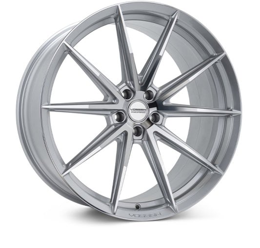 Vossen HFX-2 22x10.5 / 5x127 / ET35 / Deep Face / 71.5 - Silver Polished Wheel