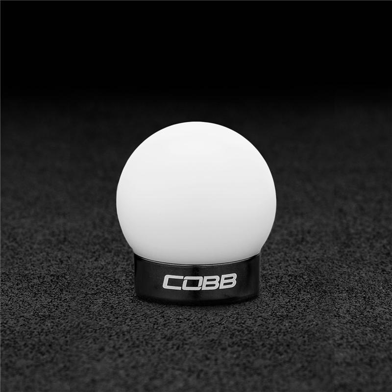 Cobb Ford Mustang Shift Knob White with Black Base-thumbmail-2