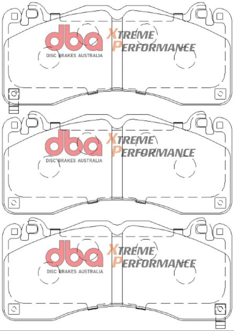 DBA 15-19 Ford Mustang GT (w/Performance Pkg/380mm Front Rotor) XP Performance Front Brake Pads-thumbmail-2