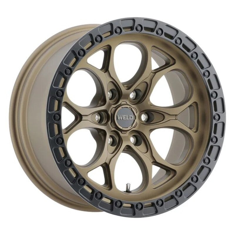 Weld W106 Ledge 6 17x9 / 6x135 BP /  ET-12 / 4.50in BS / 87.1 Bore - Satin Bronze / Satin Black Ring-thumbmail-1