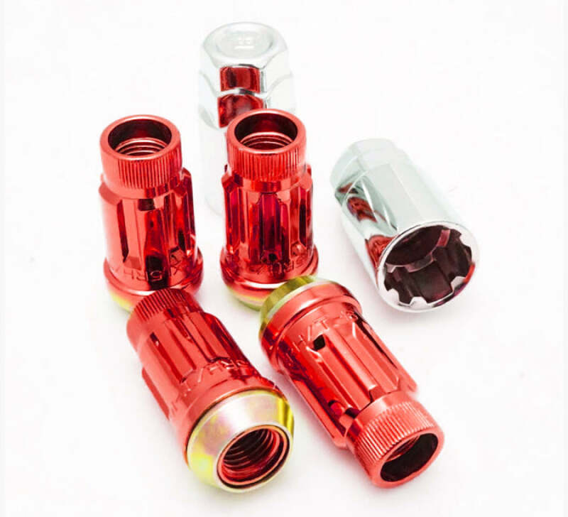 Wheel Mate Mutkei SR45R Lock Set 12x1.25 Red (4pcs)-thumbmail-1