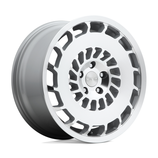 Rotiform R135 CCV Wheel 19x8.5 Blank 35 Offset - Gloss Silver Machined