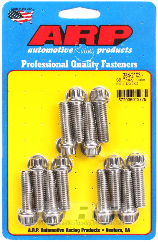 ARP SB Chevy Intake Manifold Bolt Kit-thumbmail-1