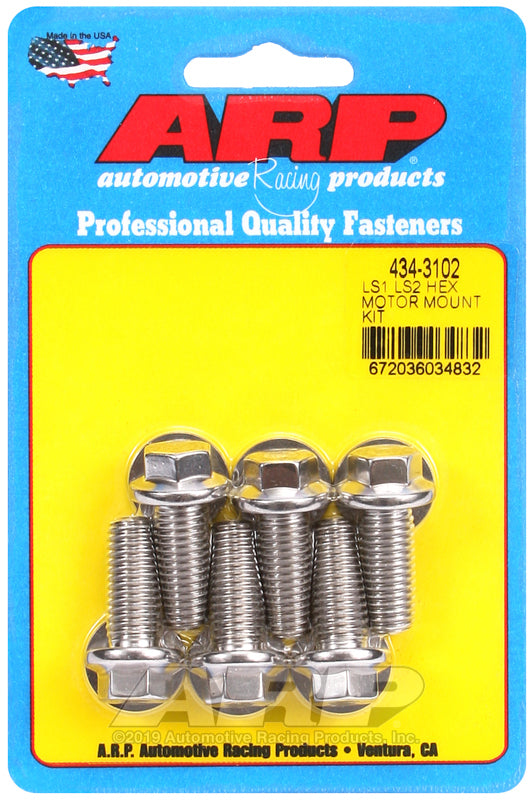 ARP LS1 LS2 SS Hex Motor Mount Bolt Kit-thumbmail-1