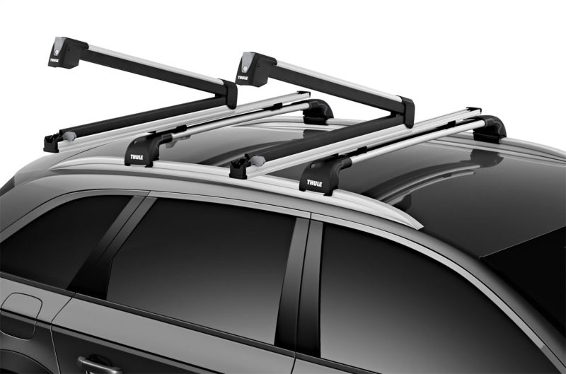 Thule SnowPack Extender Slide-out Ski/Snowboard Rack (Up to 6 Pair Skis/4 Snowboards) - Black/Silver-thumbmail-4