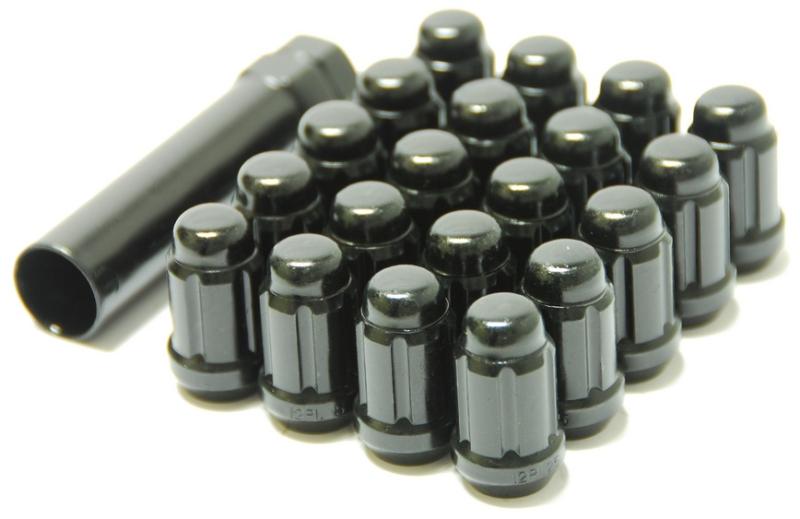 Wheel Mate Muteki Closed End Lug Nuts - Deep Black 12x1.25-thumbmail-2