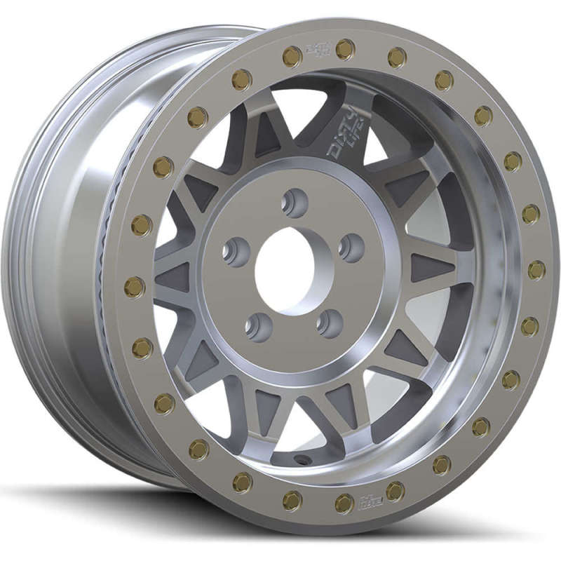 Dirty Life 9302 Roadkill Race 17x9 / 6x139.7 BP / -14mm Offset / 106mm Hub Machined Wheel - Beadlock-thumbmail-1
