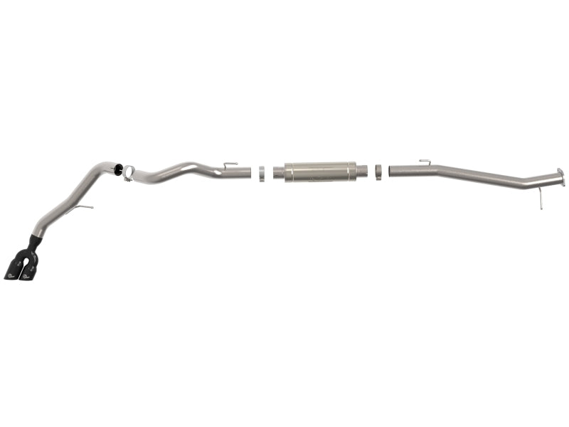 aFe Vulcan Series 3in Stainless Rear-Side Exit Exhaust Sys Black Ford Ranger Raptor 22-26 L4-2.0L-thumbmail-3