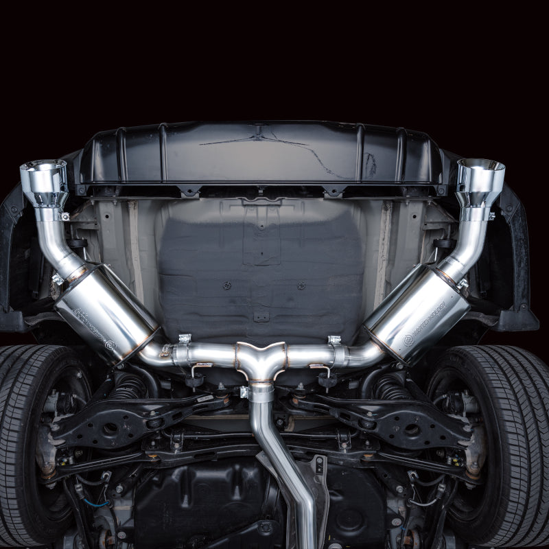 AWE Tuning 22+ Honda Civic Si/Acura Integra Touring Edition Catback Exhaust - Dual Chrome Silver Tip-thumbmail-6
