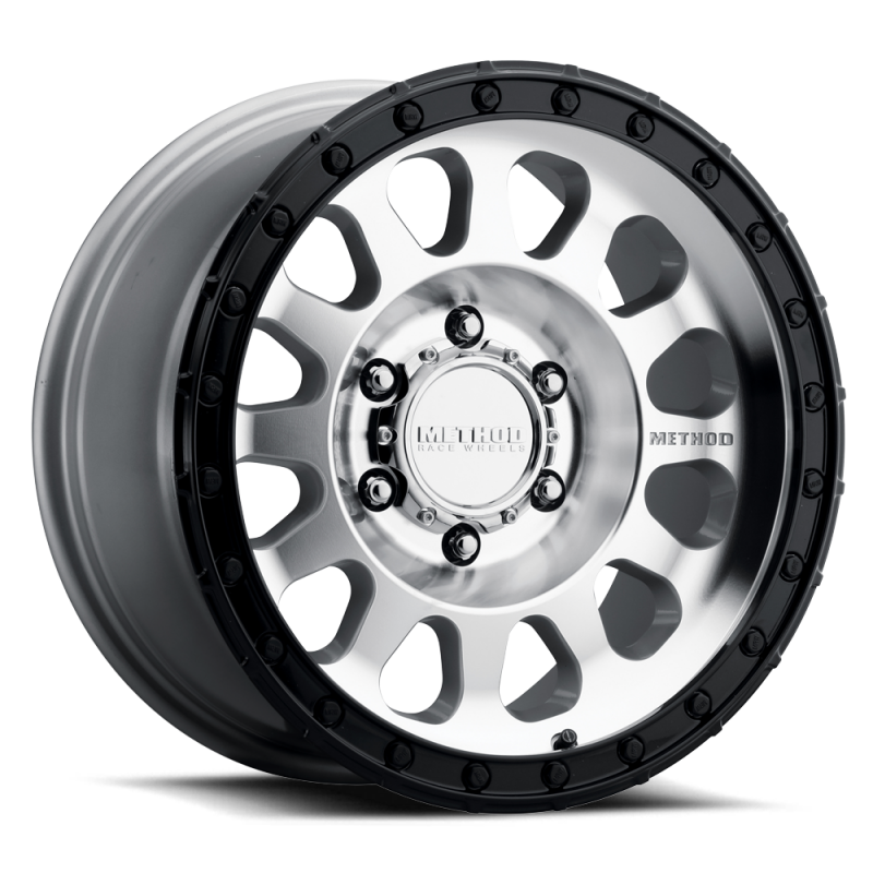 Method MR315 17x9 -12mm Offset 6x5.5 106.25mm CB Machined Wheel - Gloss Black Lip-thumbmail-1