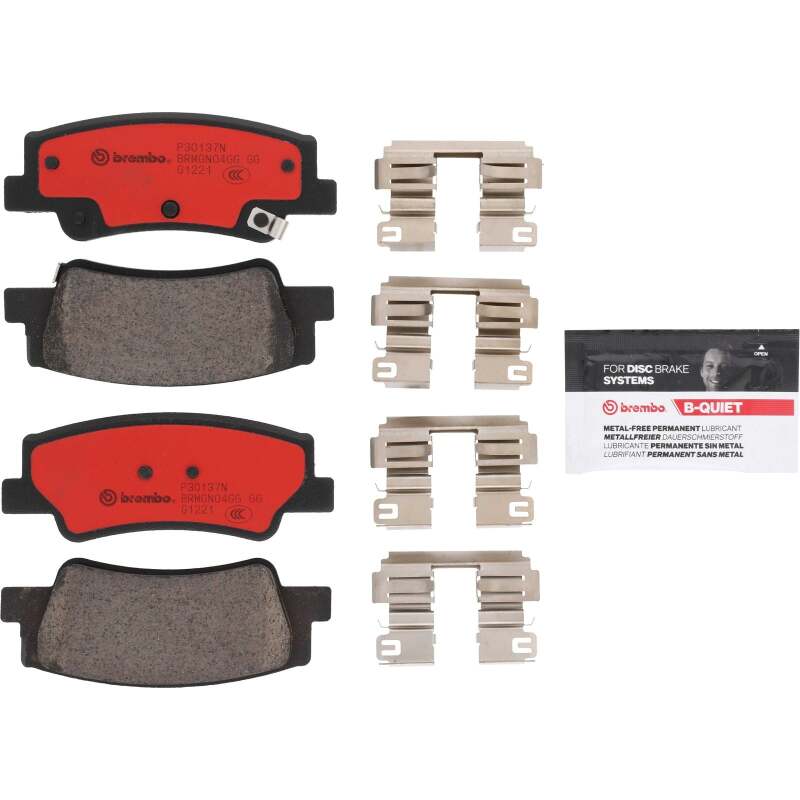 Brembo OE 21-24 Hyundai Sonata/22-24 Tucson/21-24 Kia K5/23-24 Sportage Ceramic Brake Pad - Rear-thumbmail-1