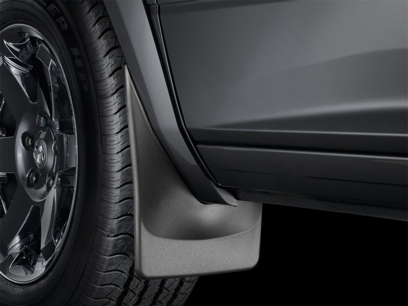 WeatherTech 04-12 Chevrolet Colorado No Drill Mudflaps - Black-thumbmail-2
