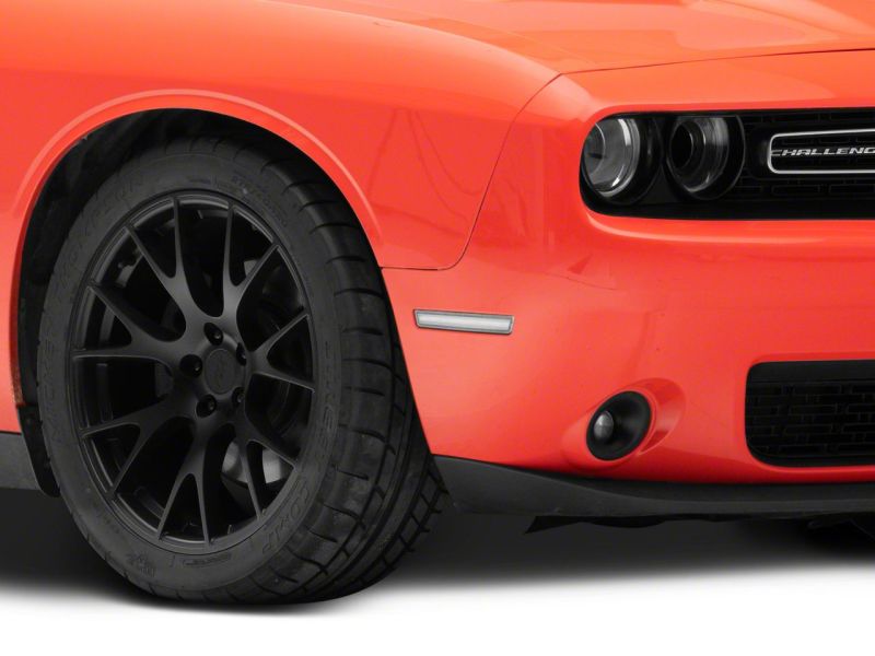 Raxiom 15-23 Dodge Challenger Excluding Widebody Axial Series LED Side Marker Lights- Clear-thumbmail-5