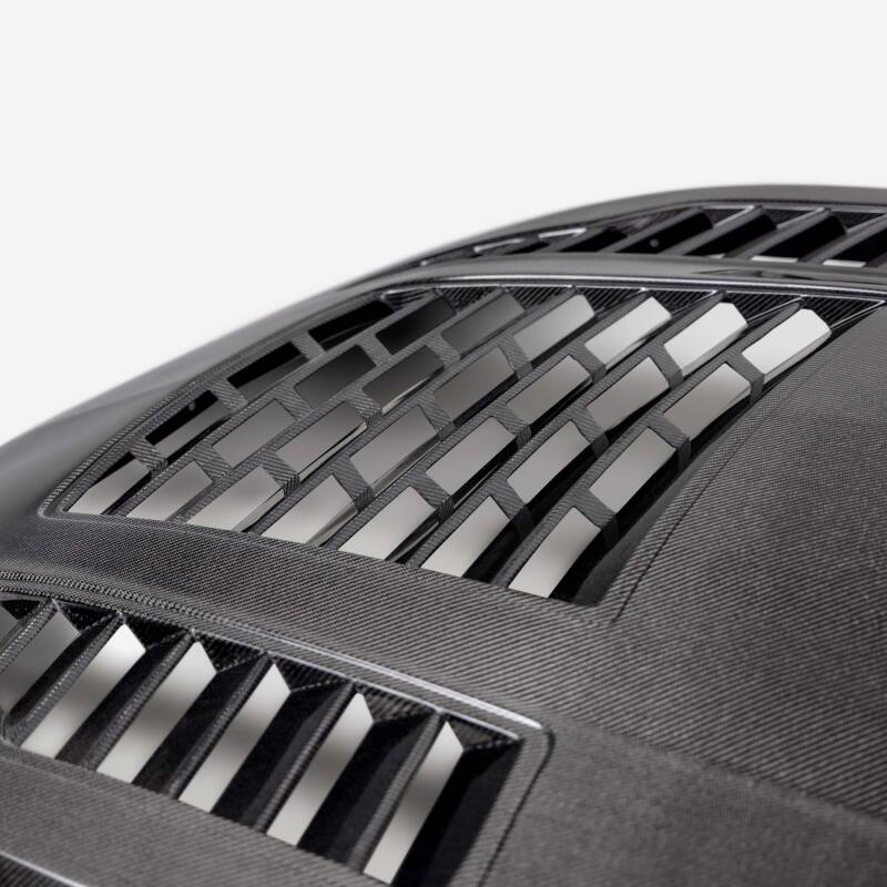 Anderson Composites 2024 Ford Mustang Type-GT4 Double-Sided Carbon Fiber Hood-thumbmail-4