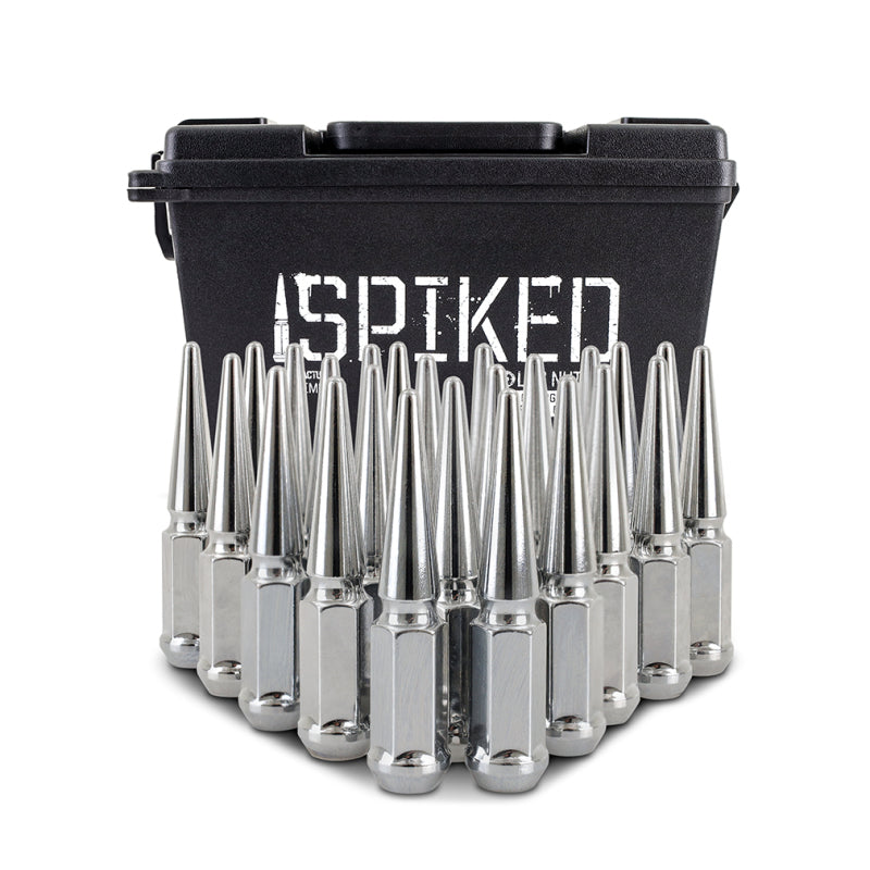 Mishimoto Mishimoto Steel Spiked Lug Nuts M12 x 1.5 24pc Set Chrome-thumbmail-3