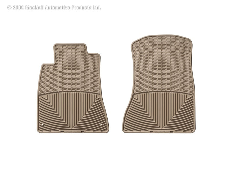 WeatherTech 02+ Lexus SC 430 Front Rubber Mats - Tan-thumbmail-2