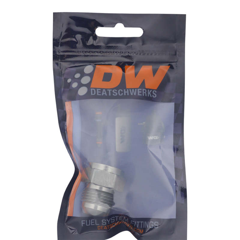 DeatschWerks 6AN Female Flare to 10AN Male Flare Expander - Anodized DW Titanium-thumbmail-2