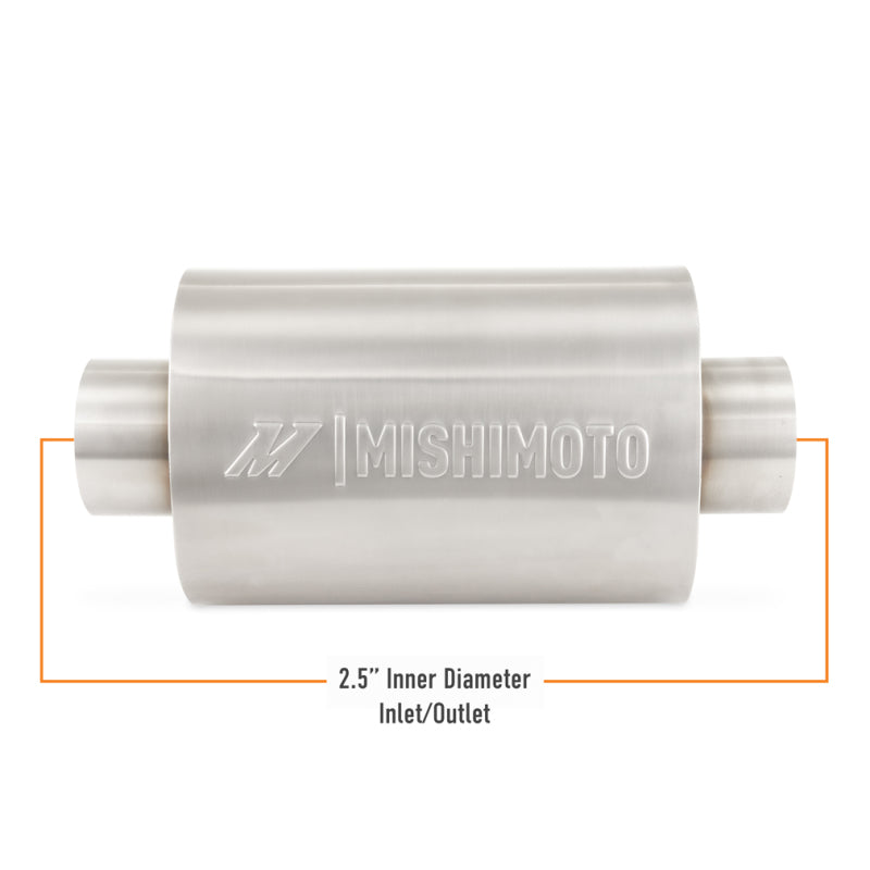 Mishimoto Universal Resonator with 2.5in Inlet/Outlet - Brushed-thumbmail-3