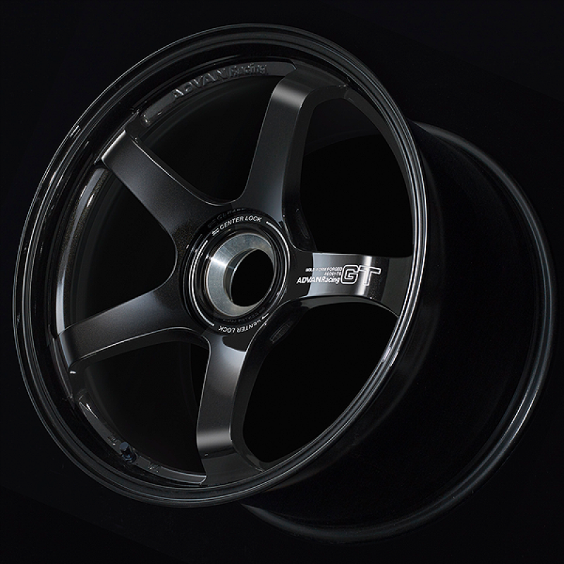 Advan GT for Porsche 19x11.5 / +63 Offset / 5-130 / 71.6mm Bore / Racing Titanium Black-thumbmail-1