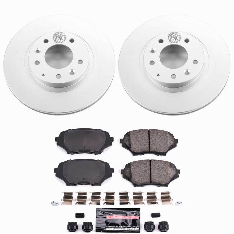 Power Stop 06-15 Mazda MX-5 Miata Front Z23 Coated Brake Kit-thumbmail-1