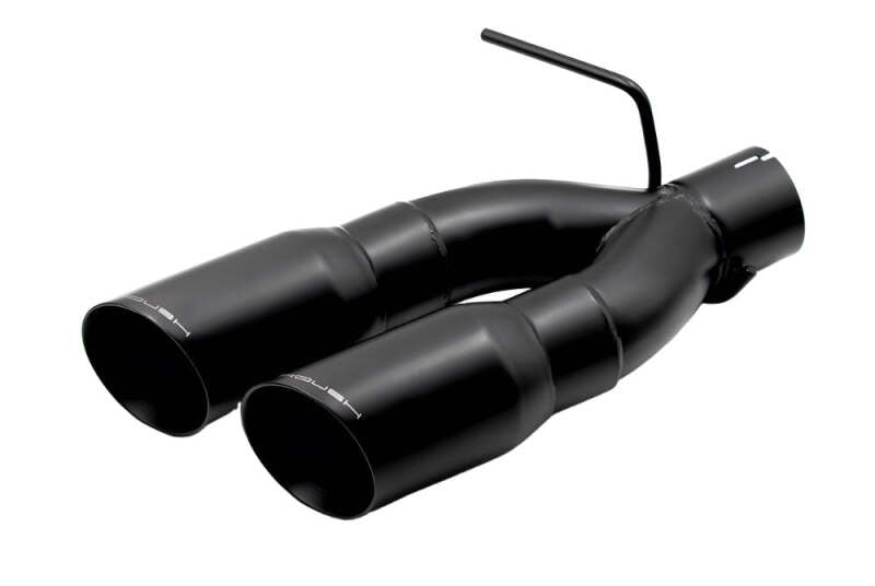 Roush 21-24 Ford F-150 5.0L 4in Black Exhaust Y Tip Kit-thumbmail-1