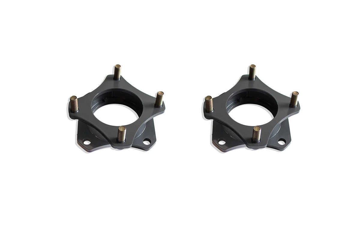 24-26 Toyota Tacoma 2In Front Strut Spacers - Steel Powder Coat (Grey) — official MaxTrac product photo