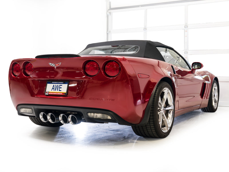 AWE Tuning 09-13 Chevrolet Corvette 6.2L Touring Edition Axle-back Exhaust w/ Chrome Silver Tips-thumbmail-8