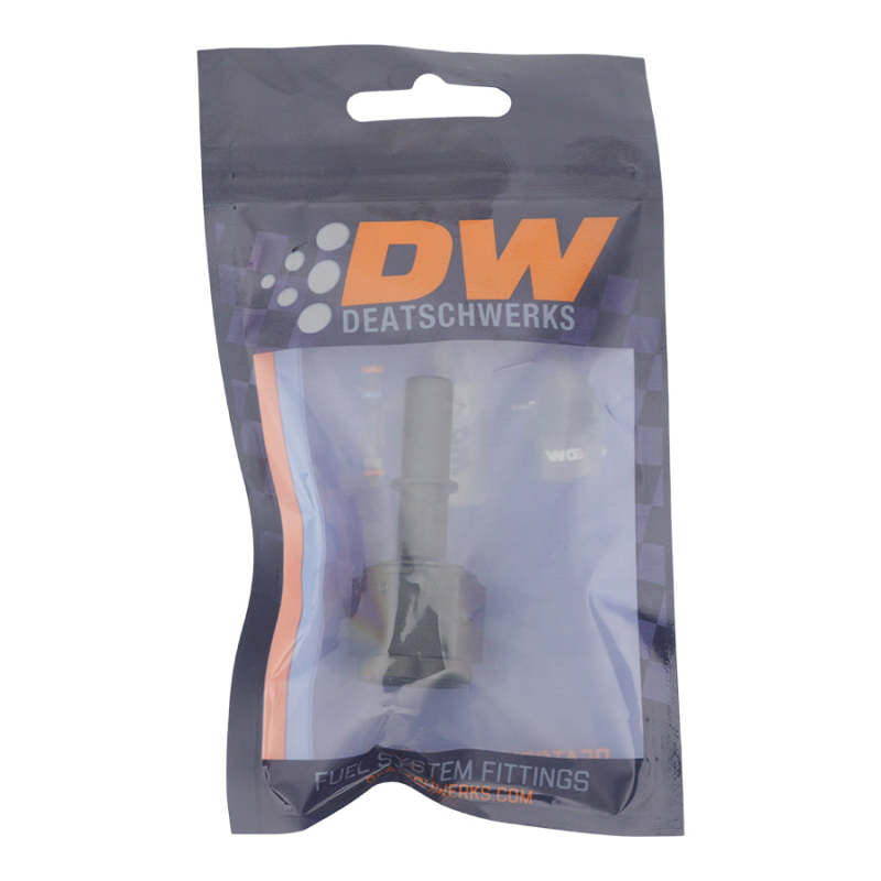 DeatschWerks 8AN Female Flare Swivel to 3/8in Male EFI Quick Disconnect - Anodized Matte Black-thumbmail-2