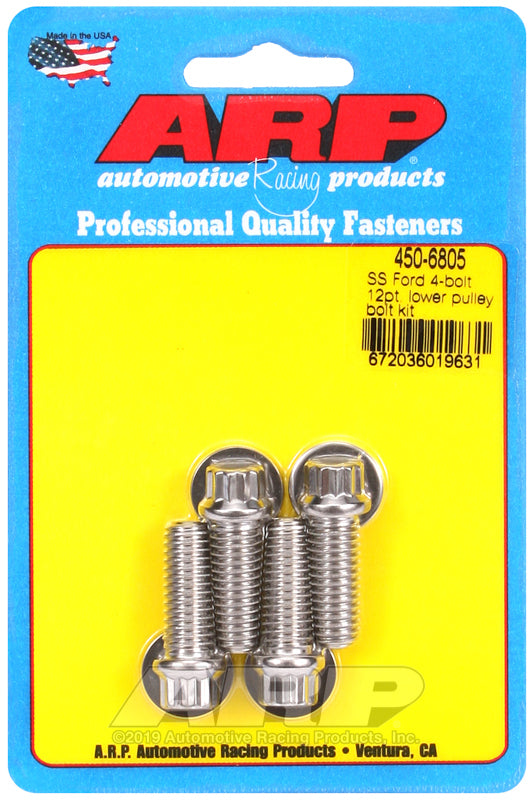 ARP Ford SS 4-Bolt 12pt Lower Pulley Bolt Kit-thumbmail-1