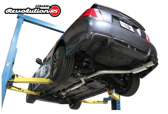 Greddy 11-14 Subaru WRX/STI (Sedan) 76mm Single Side Cat-Back Revolution RS Exhaust-thumbmail-4
