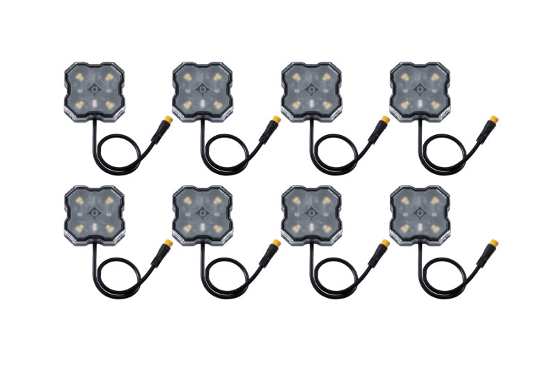 Diode Dynamics Stage Series SXS Rock Light Installer Kit - RGBW M8 w/Controller (8-pack)-thumbmail-6