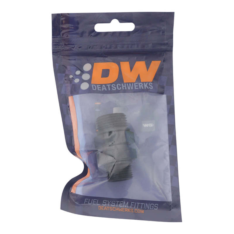 DeatschWerks 8AN ORB Male to 10AN ORB Male Swivel Adapter - Anodized Matte Black-thumbmail-2