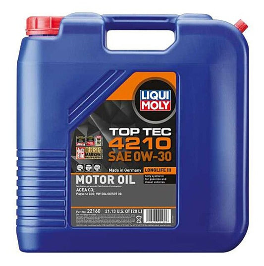 LIQUI MOLY 20L Top Tec 4210 Motor Oil 0W30