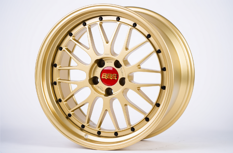 BBS LM 18x10 5/114.3 ET20 Custom Gold Wheel w/ Gold lip (Turn 14 ONLY)