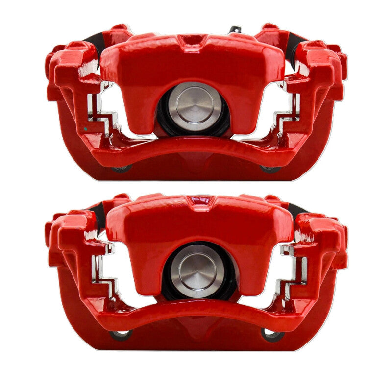 Power Stop 21-24 Toyota Venza Rear Red Caliper w/Bracket (Pair)-thumbmail-1