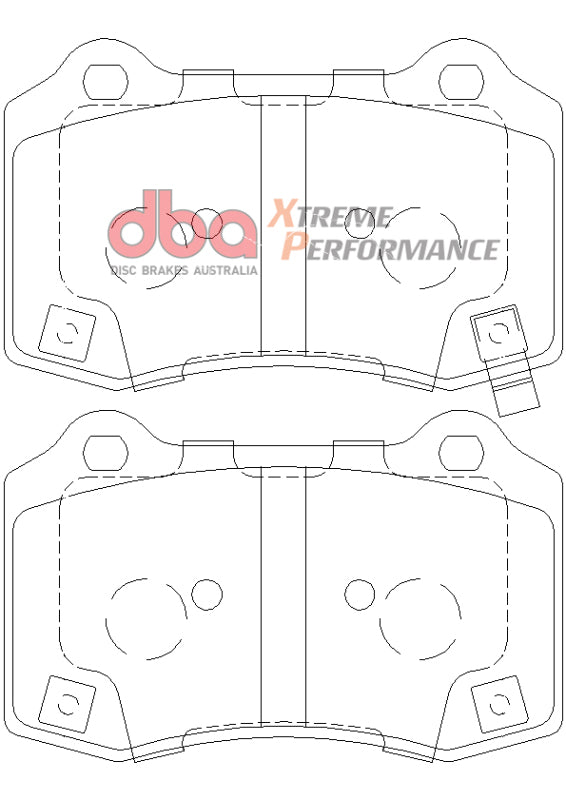 DBA 12-21 Jeep Grand Cherokee SRT R XP Performance Brake Pads-thumbmail-3