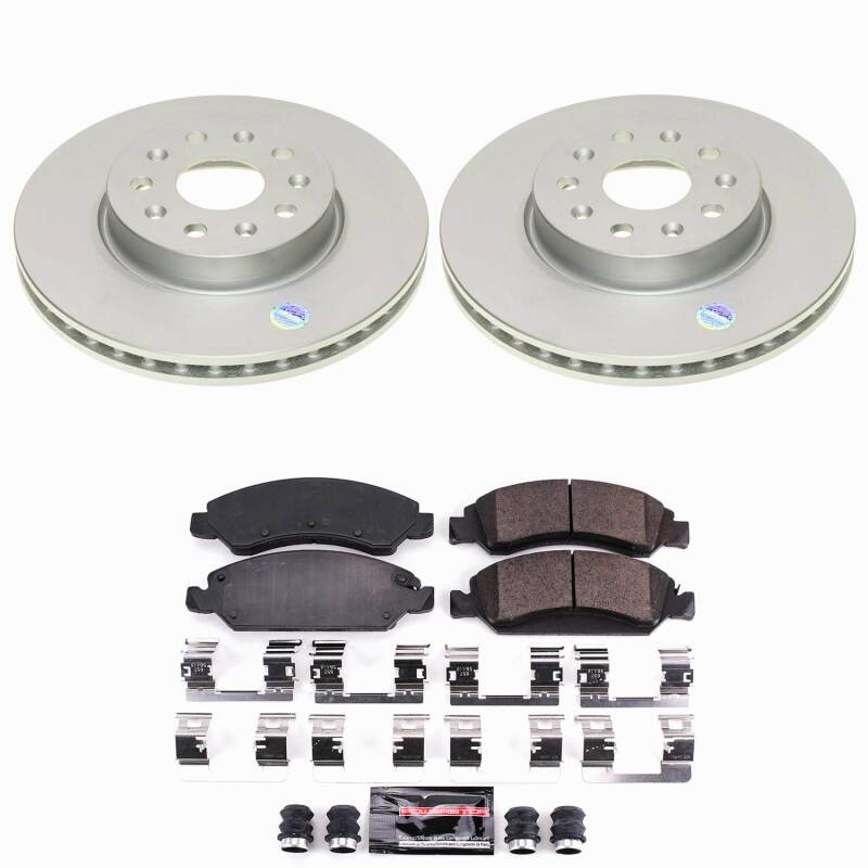 Power Stop 07-20 Chevrolet TahOE Front Z23 Coated Brake Kit-thumbmail-1