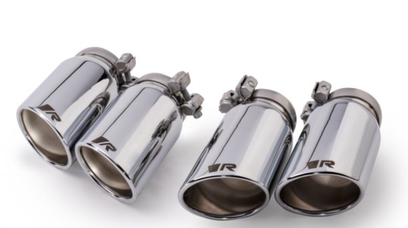 Remus 2014 BMW X4 F26 84mm Angled/Angled Rolled Edge Chrome Tail Pipe Set (Quad Tips)-thumbmail-2