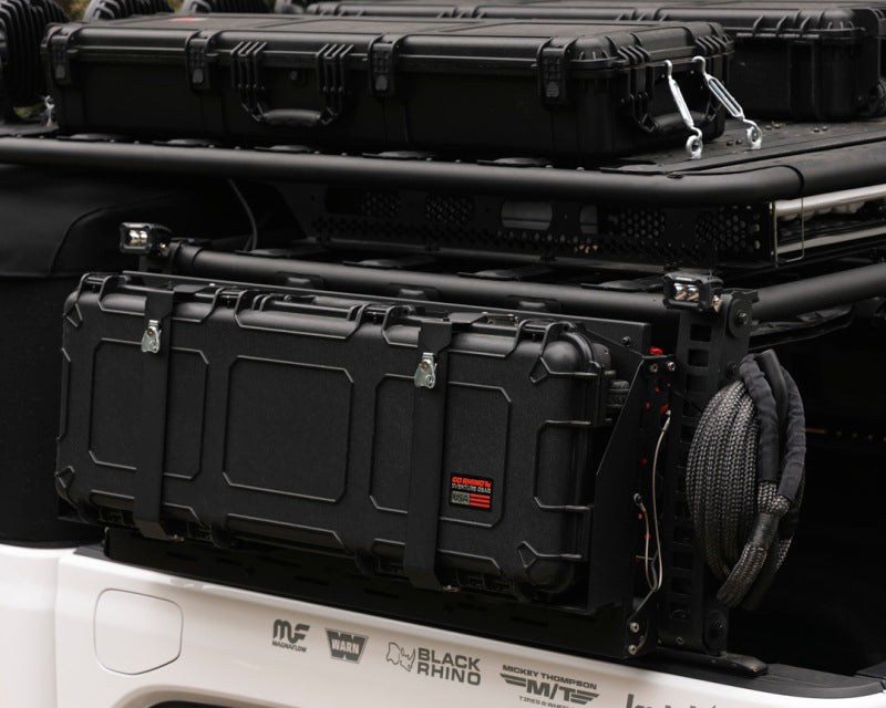 Go Rhino XVenture Gear Hard Case Mount Long 44in. (Mount ONLY for XRS/SRM Racks) - Tex. Blk-thumbmail-4