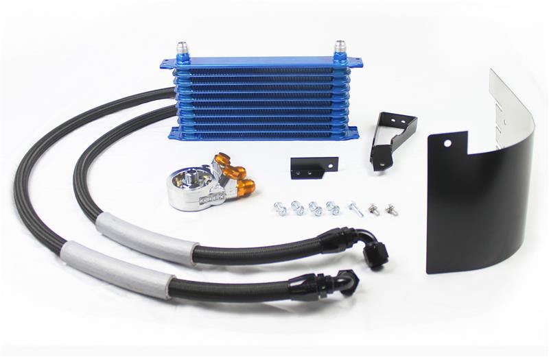 GReddy 2017-2019 Honda Civic Type-R NS1010G 10 Row Oil Cooler Kit-thumbmail-4