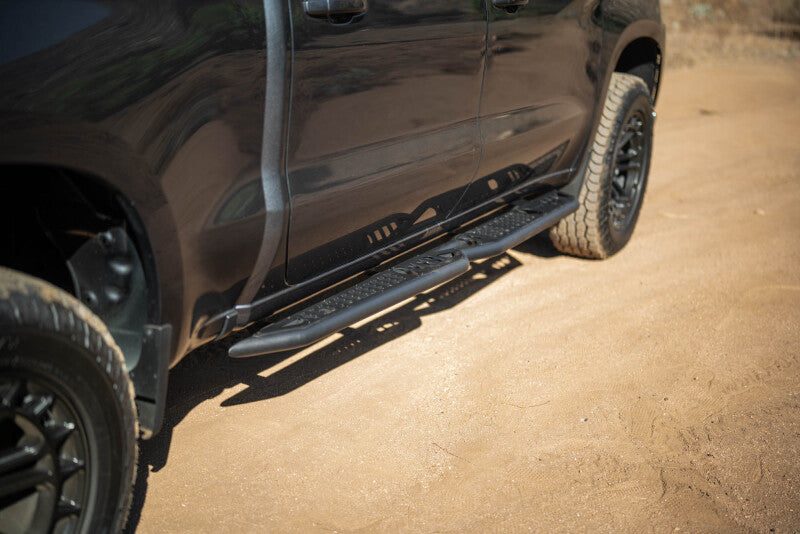 DV8 Offroad 19-24 GMC Sierra 1500 Crew Cab OE Plus Side Steps - Black Steel-thumbmail-8
